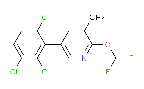 2-(Difluoromethoxy)-3-methyl-5-(2,3,6-trichlorophenyl)pyridine