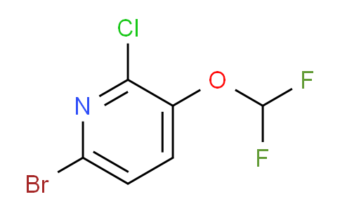 6-Bromo-2-chloro-3-(difluoromethoxy)pyridine