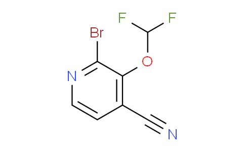2-Bromo-3-(difluoromethoxy)isonicotinonitrile