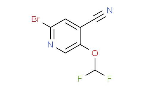 2-Bromo-5-(difluoromethoxy)isonicotinonitrile