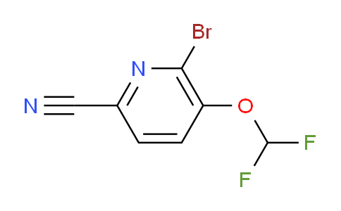 6-Bromo-5-(difluoromethoxy)picolinonitrile