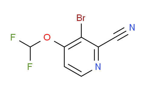 3-Bromo-4-(difluoromethoxy)picolinonitrile