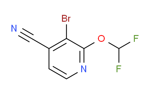 AM59574 | 1807115-73-6 | 3-Bromo-2-(difluoromethoxy)isonicotinonitrile