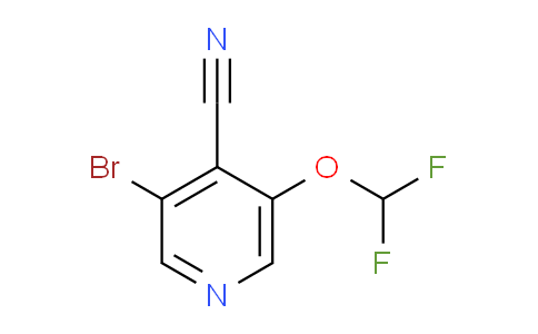 3-Bromo-5-(difluoromethoxy)isonicotinonitrile