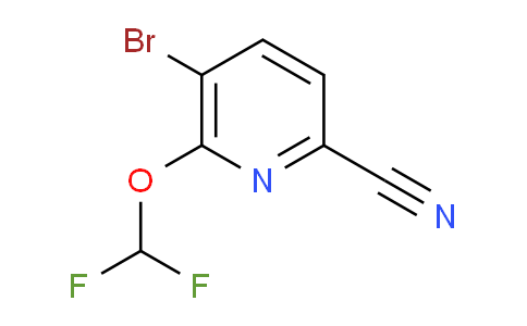 5-Bromo-6-(difluoromethoxy)picolinonitrile