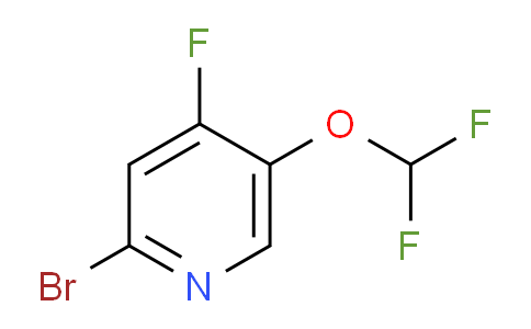 2-Bromo-5-difluoromethoxy-4-fluoropyridine