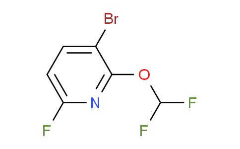 3-Bromo-2-difluoromethoxy-6-fluoropyridine
