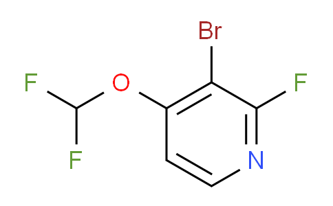 3-Bromo-4-difluoromethoxy-2-fluoropyridine