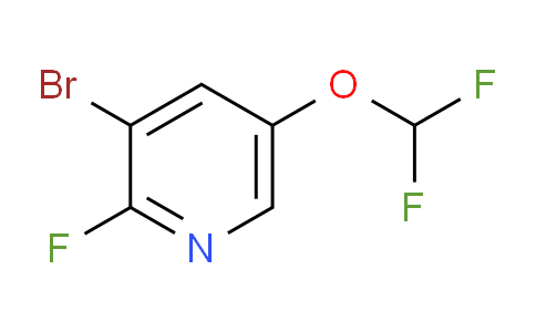 3-Bromo-5-difluoromethoxy-2-fluoropyridine