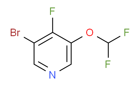 3-Bromo-5-difluoromethoxy-4-fluoropyridine