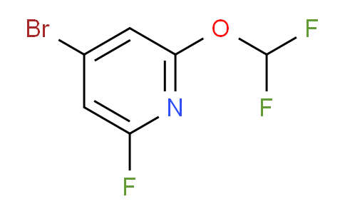4-Bromo-2-difluoromethoxy-6-fluoropyridine
