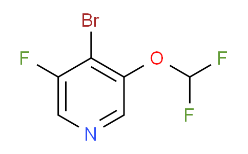 4-Bromo-3-difluoromethoxy-5-fluoropyridine