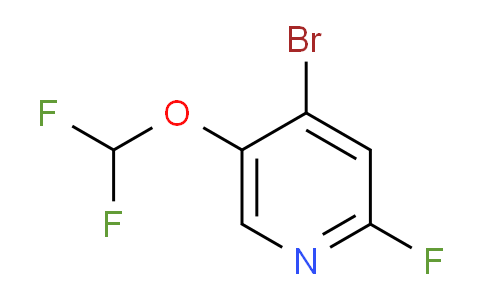 4-Bromo-5-difluoromethoxy-2-fluoropyridine