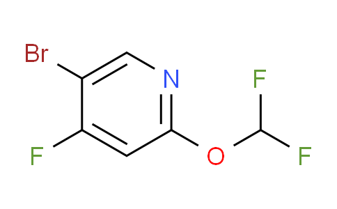 5-Bromo-2-difluoromethoxy-4-fluoropyridine