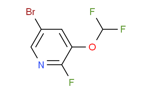5-Bromo-3-difluoromethoxy-2-fluoropyridine
