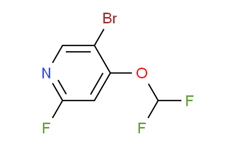 5-Bromo-4-difluoromethoxy-2-fluoropyridine