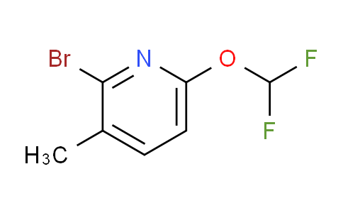 2-Bromo-6-difluoromethoxy-3-methylpyridine