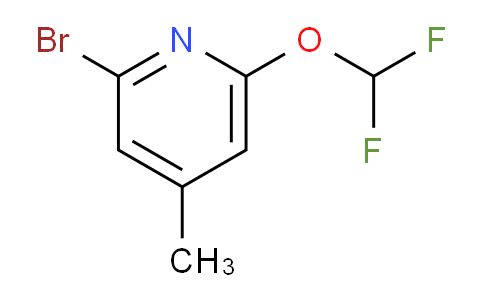 2-Bromo-6-difluoromethoxy-4-methylpyridine