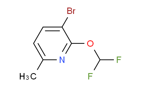 3-Bromo-2-difluoromethoxy-6-methylpyridine