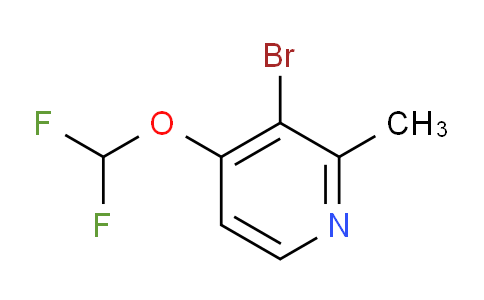 3-Bromo-4-difluoromethoxy-2-methylpyridine