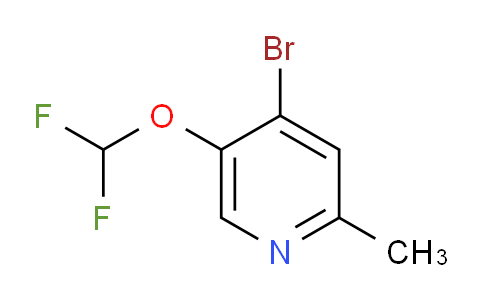 4-Bromo-5-difluoromethoxy-2-methylpyridine