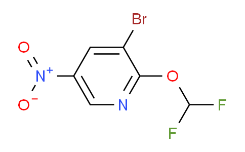 3-Bromo-2-difluoromethoxy-5-nitropyridine