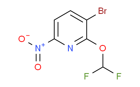 3-Bromo-2-difluoromethoxy-6-nitropyridine