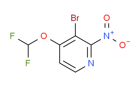 3-Bromo-4-difluoromethoxy-2-nitropyridine
