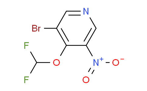3-Bromo-4-difluoromethoxy-5-nitropyridine