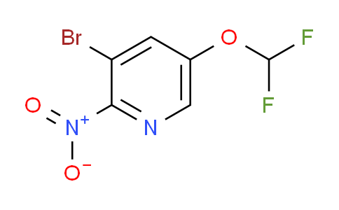 3-Bromo-5-difluoromethoxy-2-nitropyridine