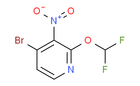 4-Bromo-2-difluoromethoxy-3-nitropyridine