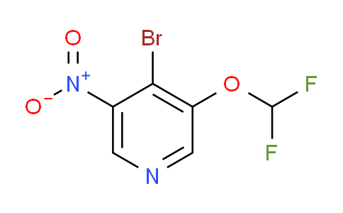 AM59659 | 1805526-85-5 | 4-Bromo-3-difluoromethoxy-5-nitropyridine