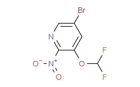 5-Bromo-3-difluoromethoxy-2-nitropyridine