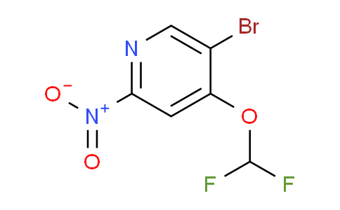5-Bromo-4-difluoromethoxy-2-nitropyridine