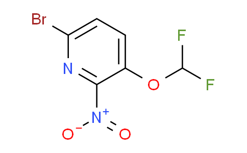 6-Bromo-3-difluoromethoxy-2-nitropyridine