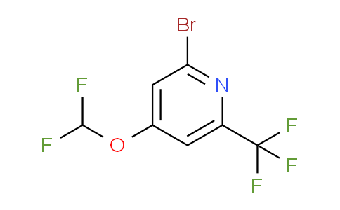 2-Bromo-4-difluoromethoxy-6-(trifluoromethyl)pyridine