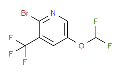 2-Bromo-5-difluoromethoxy-3-(trifluoromethyl)pyridine