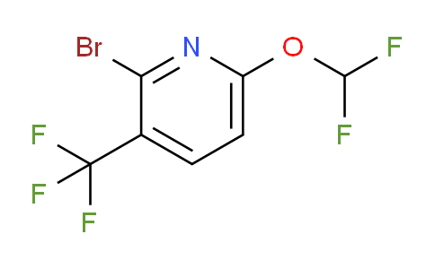 2-Bromo-6-difluoromethoxy-3-(trifluoromethyl)pyridine