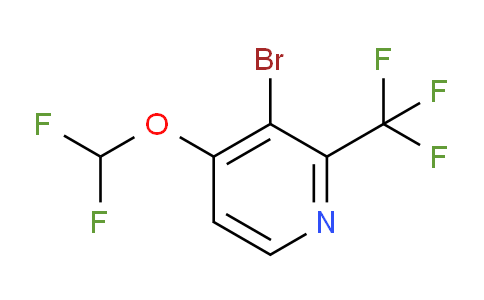 3-Bromo-4-difluoromethoxy-2-(trifluoromethyl)pyridine
