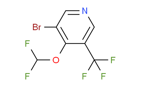 3-Bromo-4-difluoromethoxy-5-(trifluoromethyl)pyridine