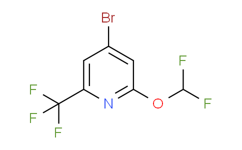 4-Bromo-2-difluoromethoxy-6-(trifluoromethyl)pyridine