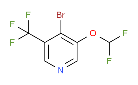 AM59685 | 1805025-31-3 | 4-Bromo-3-difluoromethoxy-5-(trifluoromethyl)pyridine