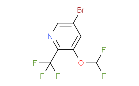 5-Bromo-3-difluoromethoxy-2-(trifluoromethyl)pyridine