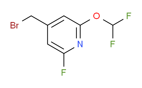 4-Bromomethyl-2-difluoromethoxy-6-fluoropyridine