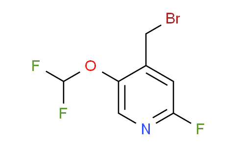 4-Bromomethyl-5-difluoromethoxy-2-fluoropyridine
