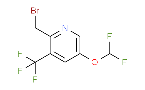2-Bromomethyl-5-difluoromethoxy-3-(trifluoromethyl)pyridine