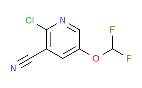 2-Chloro-5-(difluoromethoxy)nicotinonitrile