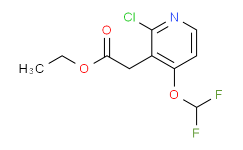 Ethyl 2-Chloro-4-(difluoromethoxy)pyridine-3-acetate