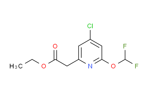 AM59927 | 1807262-77-6 | Ethyl 4-Chloro-2-(difluoromethoxy)pyridine-6-acetate