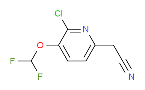 AM59952 | 1807242-32-5 | 2-Chloro-3-(difluoromethoxy)pyridine-6-acetonitrile